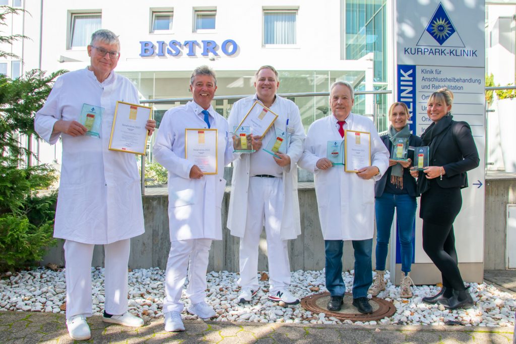 TOP-Rehaklinik 2023: Erneute Auszeichnung für die Kurpark-Klinik Bad Nauheim