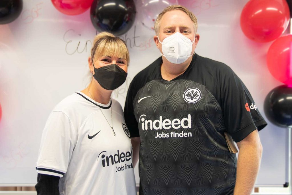 Tatkräftige Unterstützung für Eintracht Frankfurt aus Bad Nauheim
